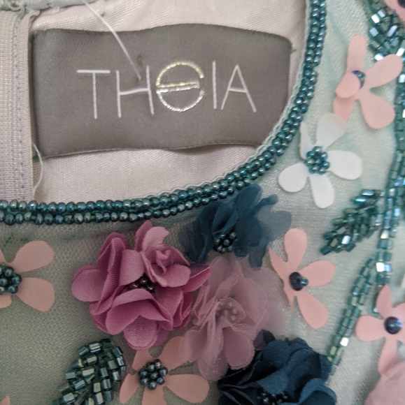 Theia evening couture pastel formal dress gown - Picture 3 of 8